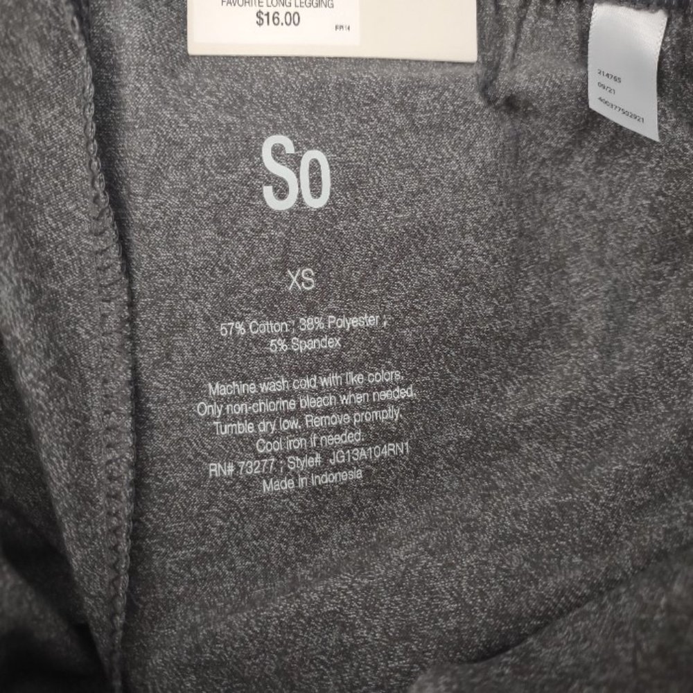 NWT Ladies Mid Rise Leggings New - Picture 4 of 4